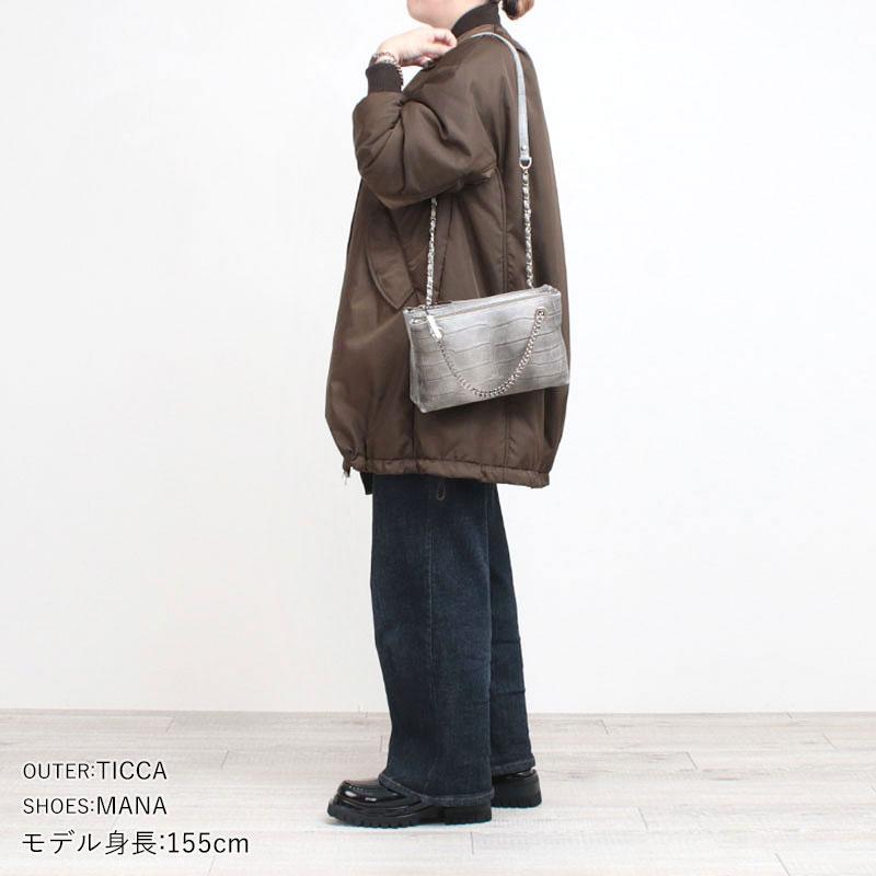 M.U.L キルティング　レイヤード　ショルダーバッグ【未使用】 ショルダーバッグ エムユーエル MUL バッグ レイヤーチェーン