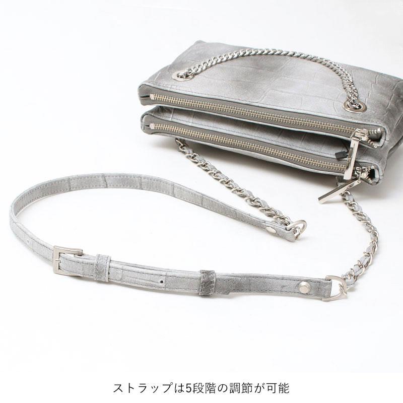 M.U.L キルティング　レイヤード　ショルダーバッグ【未使用】 ショルダーバッグ エムユーエル MUL バッグ レイヤーチェーン