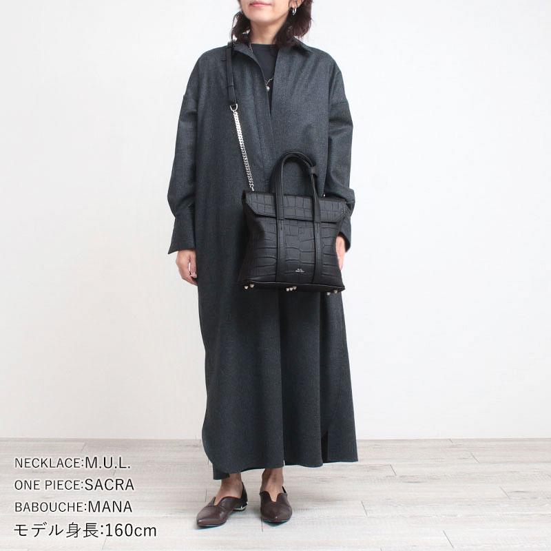 M.U.L エムユーエル フラップトートS トートバッグ エムユーエル M.U.L. スクエアフラップトートS チェーン