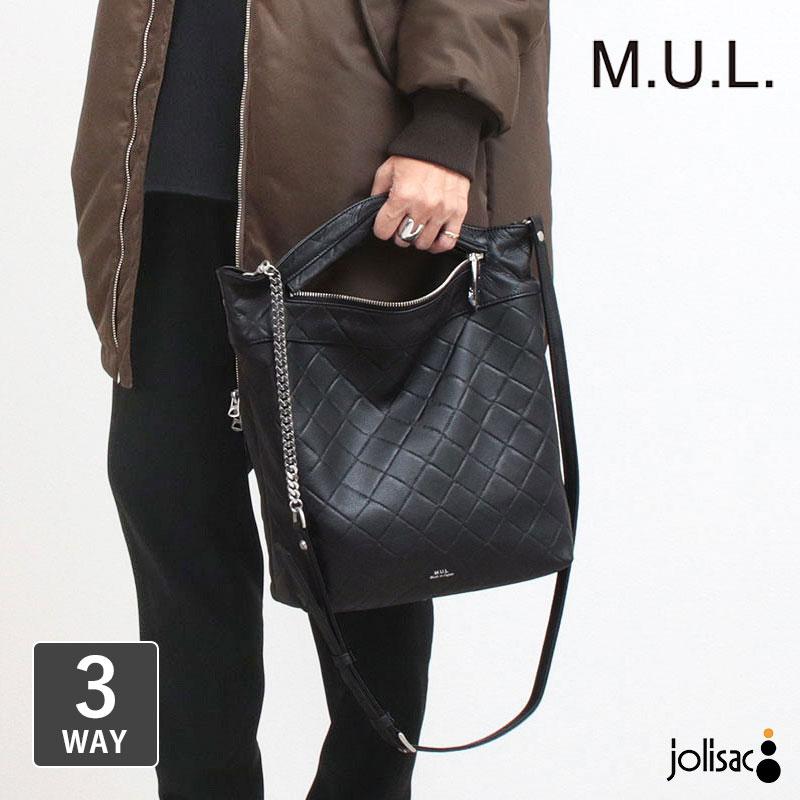 M.U.L. エムユーエル フォルダブル3WAYトート MUL-142 キルティング型
