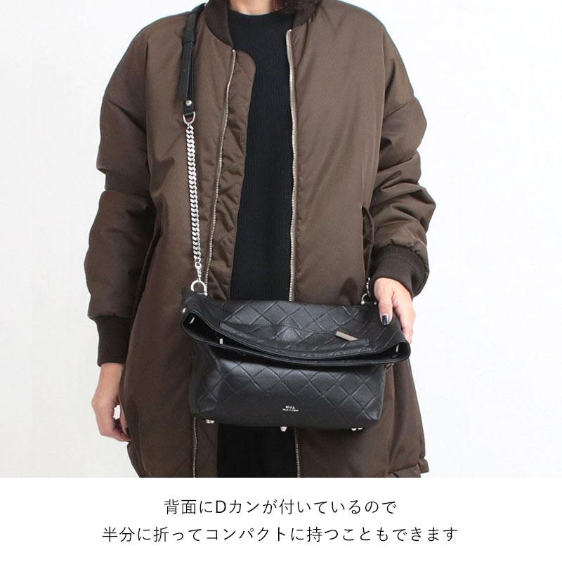 M.U.L.バッグ未使用3点セット M.U.L. MUL023 Basket tote Msize メッシュ型押し ライン有り