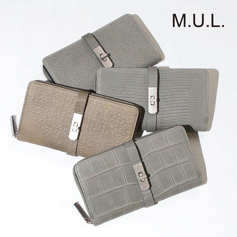 M.U.L. レザー 長財布 本革 ラウンド ロングウォレット M.U.L. レザー 長財布 本革 ラウンド ロングウォレット