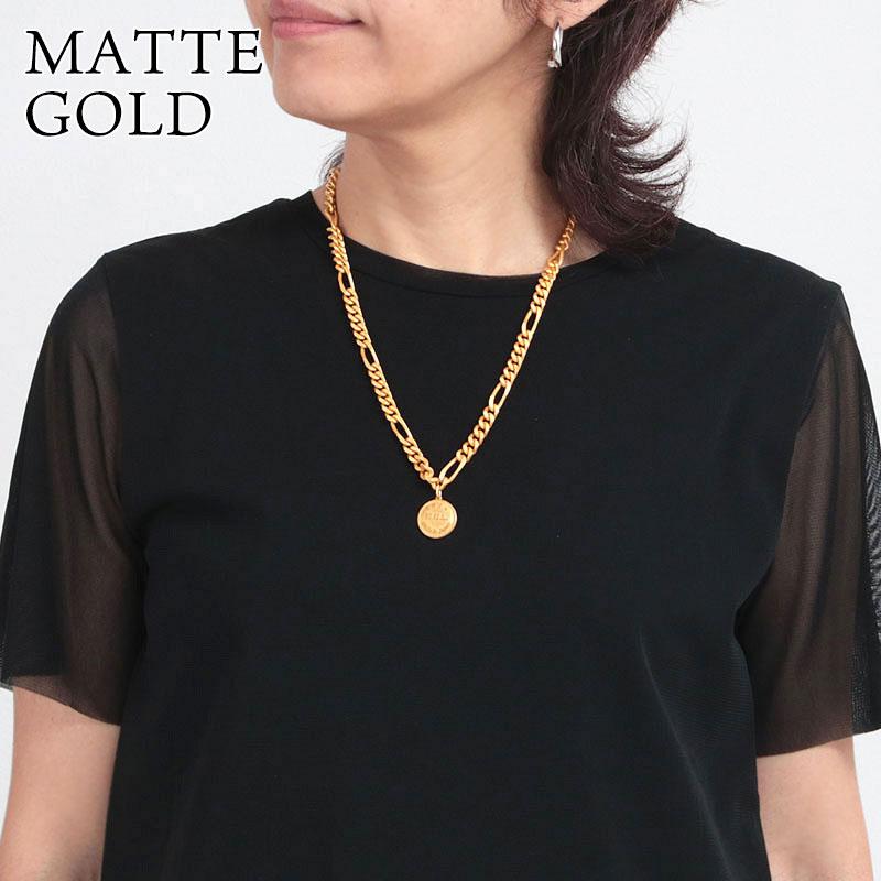 M.U.L. コインチェーンネックレス マットゴールド MULA-027 1st