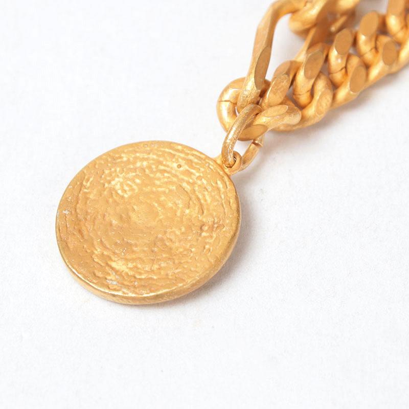 M.U.L. コインチェーンネックレス マットゴールド MULA-027 1st