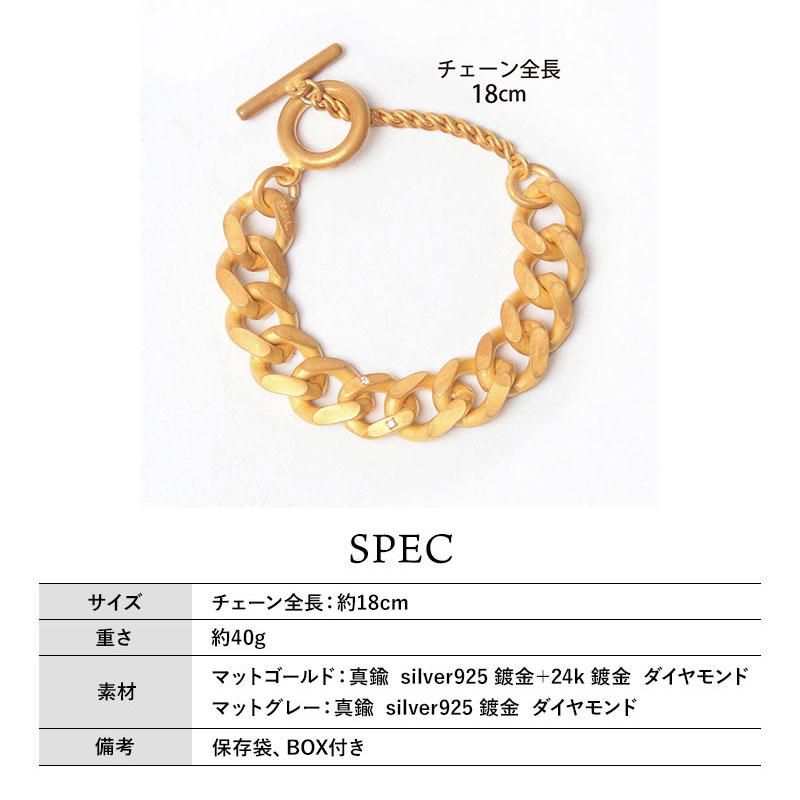 WR♡mama【新品】M.U.L. マンテルCチェーンブレスレット＋リング M.U.L. ダイヤモンド マンテル Cチェーンブレス MULA-035S 1st