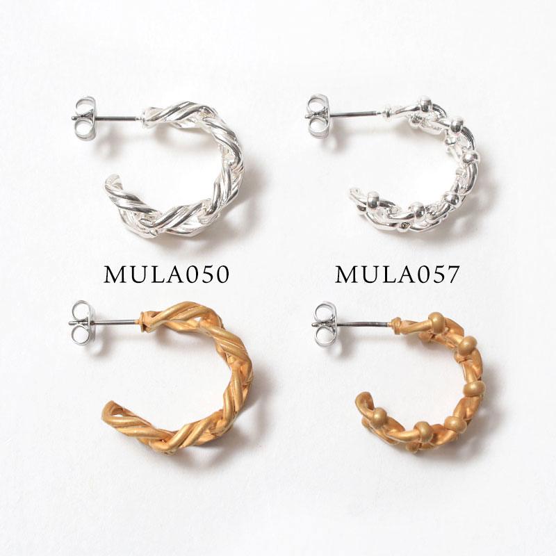 ピアス M.U.L. エムユーエル チェーンモチーフ V2/G MULA-050/057