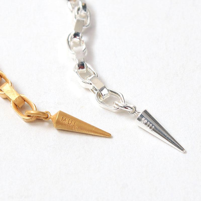 ネックレス M.U.L. エムユーエル Mチェーンラリエット MULA-098 新品 再入荷なし 重ね着け 正規品 日本製 MADE IN JAPAN アクセサリー メンズ レディースの画像