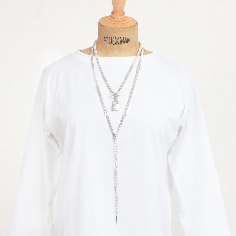 ネックレス M.U.L. エムユーエル Tチェーンラリエット MULA-107 新品