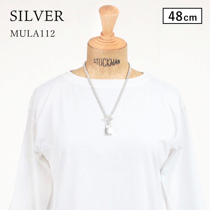 ネックレス MUL エムユーエル Vチェーン南京錠マンテル MULA-112 48cm