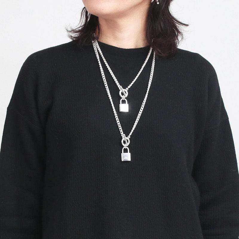 ネックレス MUL エムユーエル Vチェーン南京錠マンテル MULA-112 48cm