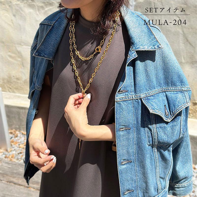 ネックレス M.U.L. エムユーエル ラリエットネックレス MULA-125 新品