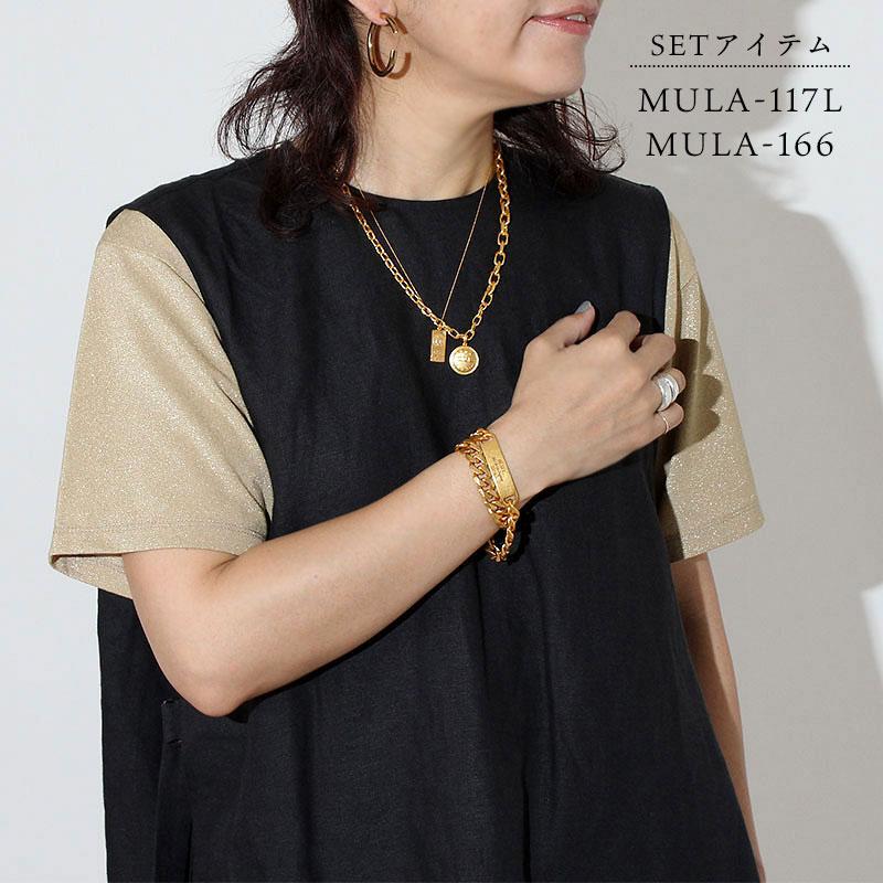 M.U.L. エムユーエル アクセサリー スクエアネックレス45cm MULA-150