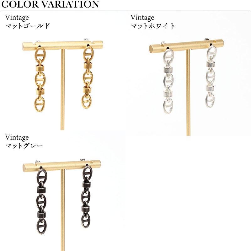 ピアス M.U.L. エムユーエル アクセサリー チェーンピアス MULA-203