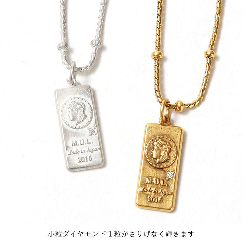 ネックレス M.U.L. エムユーエル アクセサリー DIAMONDスクエア