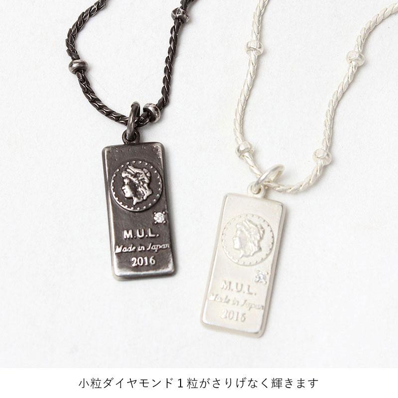 ネックレス M.U.L. エムユーエル アクセサリー DIAMONDスクエア