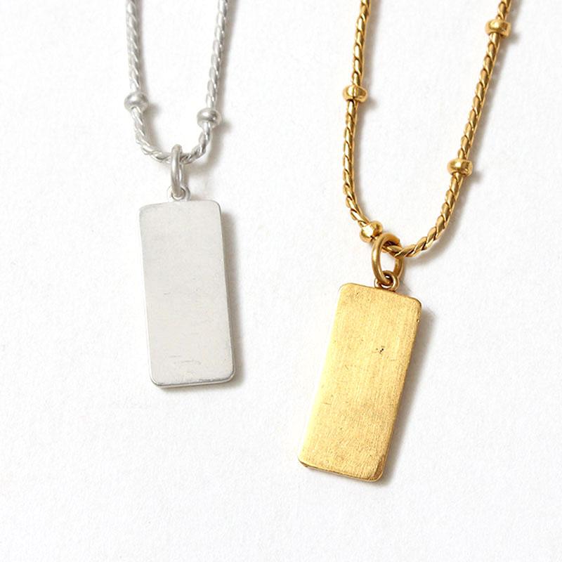 ネックレス M.U.L. エムユーエル アクセサリー DIAMONDスクエア