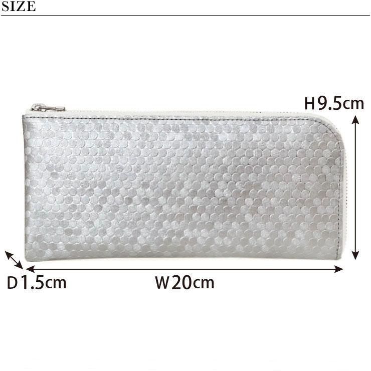 NANATONE 長財布 シルバーグレイ Amazon | [ナル] シンセティックレザー ラウンド ファスナー 長財布