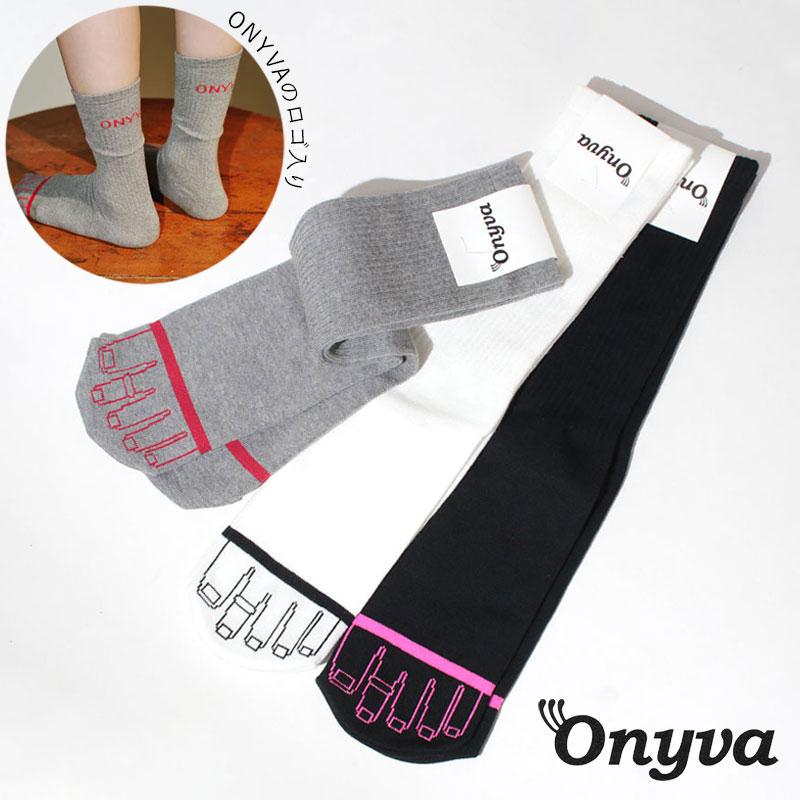 Onyva ONYVA オニヴァ 靴下 ソックス ONV-TE25135 リブソックス 