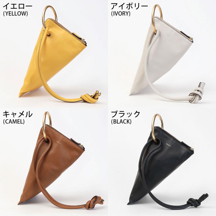 ORSETTO オルセット レザーバッグ リングハンドル TRIANGOLO ORSETTO オルセット レザーバッグ リングハンドル TRIANGOLO