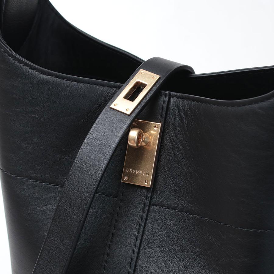 ORSETTO トートバッグ オルセット バッグ 縦型 レザー METALLO