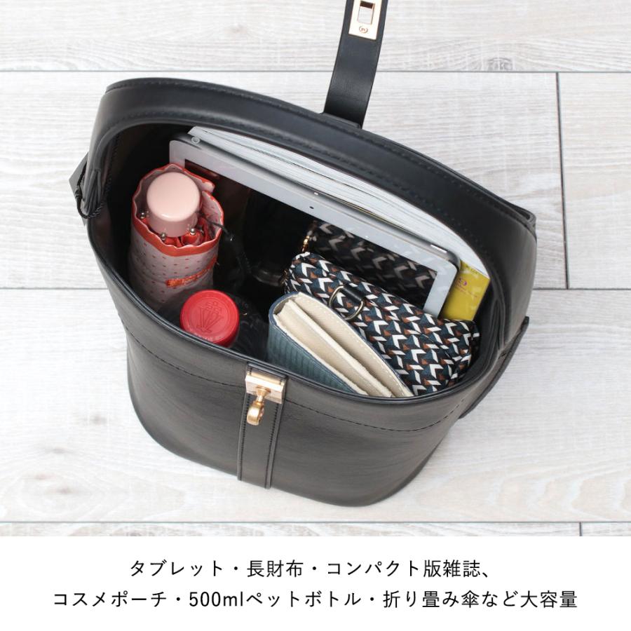 オルセット ORSETTO　ワンハンドル レザー バッグ オルセット ワンハンドルバッグ ブラック（○ORSETTO ファー