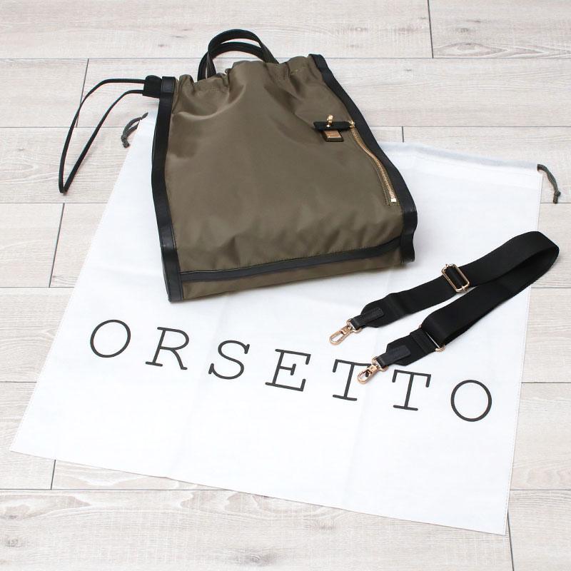 ORSETTO オルセット バッグ トートバッグ ナイロン METALLO 2WAY ORSETTO オルセット バッグ トートバッグ ナイロン METALLO 2WAY
