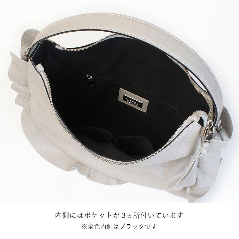 ショルダーバッグ RIPANI リパーニ フリルバッグ ワンショルダー A4対応 Lサイズ MARICA I411 大きめ 2WAY 肩掛け イタリア製 正規品の画像