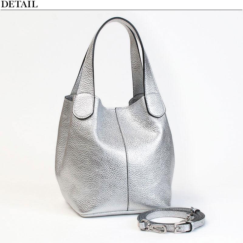 RIPANI リパーニ バッグ ANNA 2WAY メタリック ストラップ付き