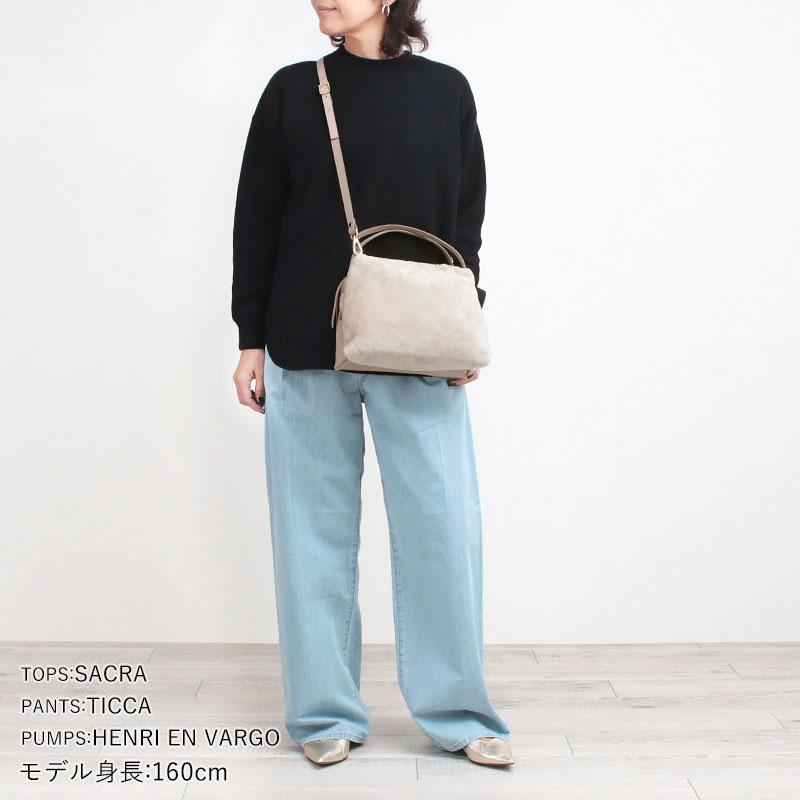 完売品 RIPANI（リパーニ） リバーシブルムートンバッグ （ライトベージュ） RIPANI リパーニ バッグ ムートンコンビ ANNA 2WAY Mサイズ I544OV