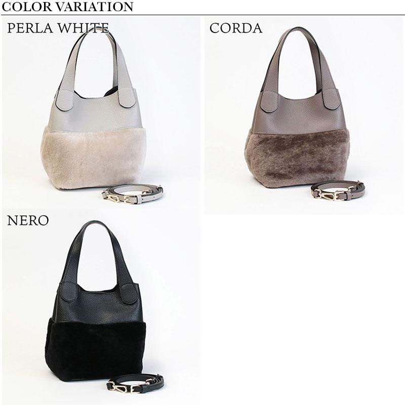 RIPANI（リパーニ） トートバッグ バッグ ANNA 2WAY ムートンコンビ