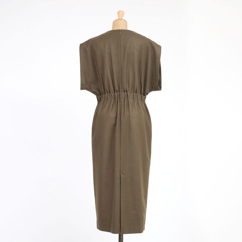 SACRA（サクラ） ワンピース HIGH COUNT MELTON 124608041 : バッグと