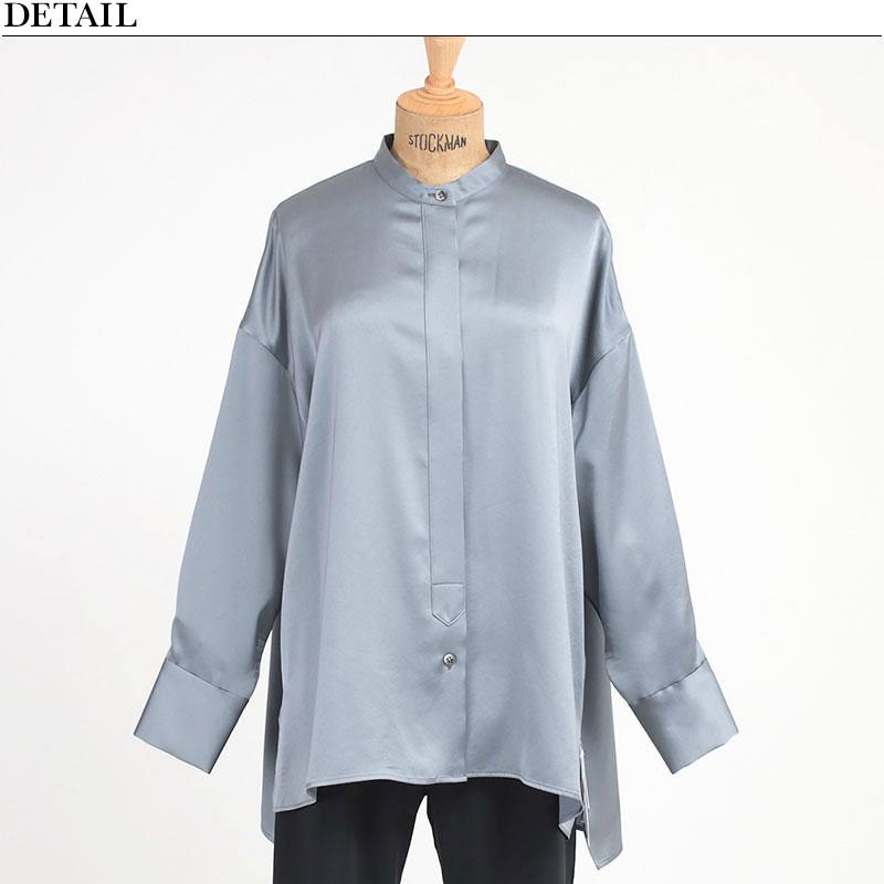 SACRA（ファッション） SACRA サクラ サテンシャツ TRIACE SATIN 