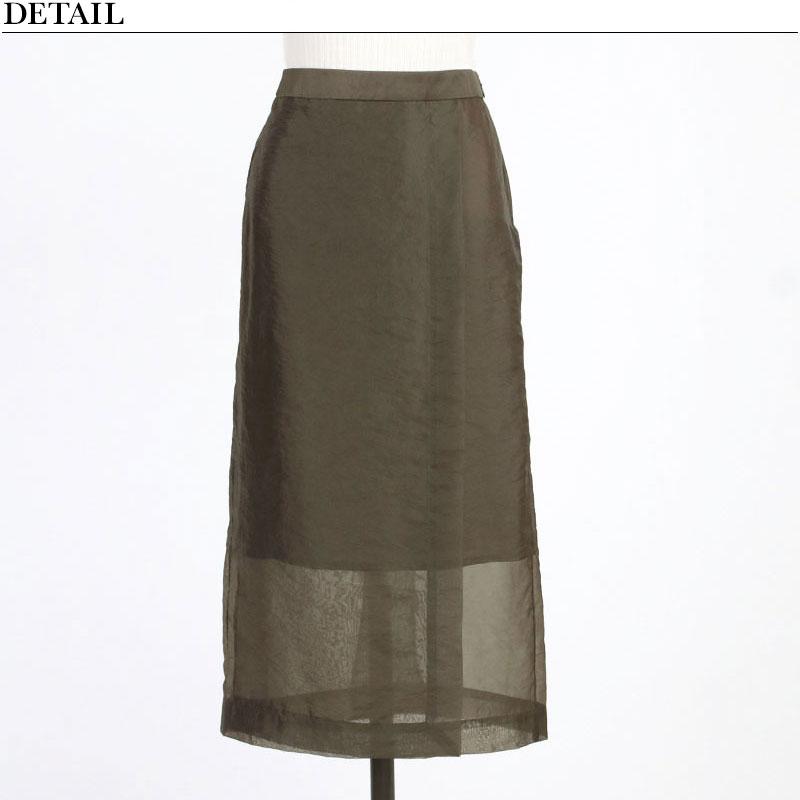 SACRA サクラ ORGANDY WRAP オーガンジーラップスカート SACRA（サクラ） ORGANDY WRAP SKIRT オーガンジーラップスカート