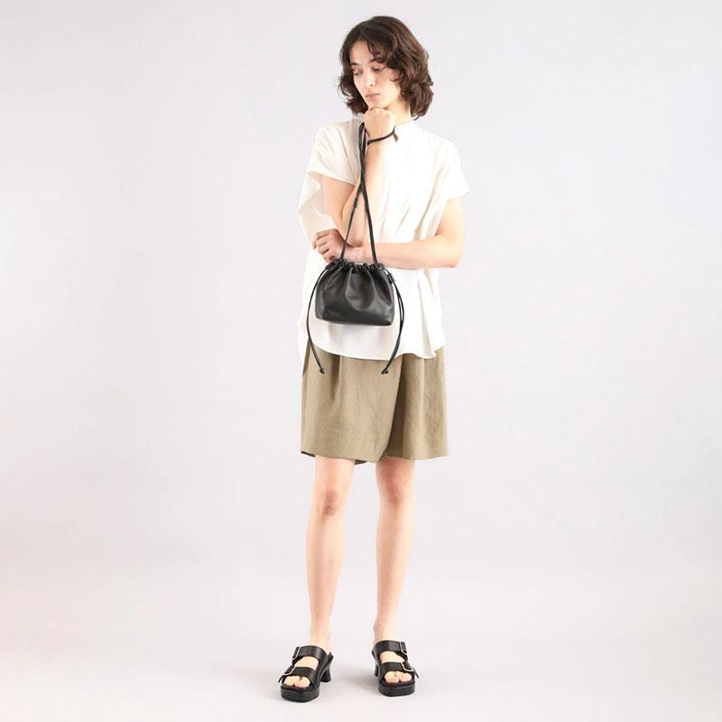 SACRA（サクラ） ベルギーリネンショートパンツ 125107112 日本製 正規