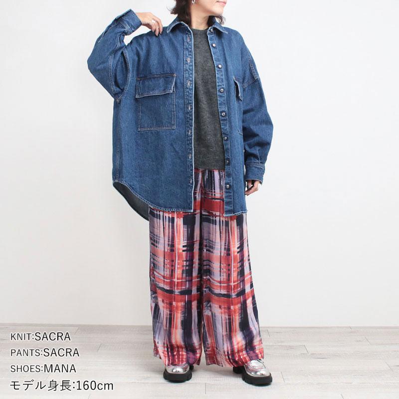 美品 SACRA サクラ 24AW オーセンティック デニム シャツ ジャケット SACRA（ファッション） SALE！サクラ SACRA デニムジャケット