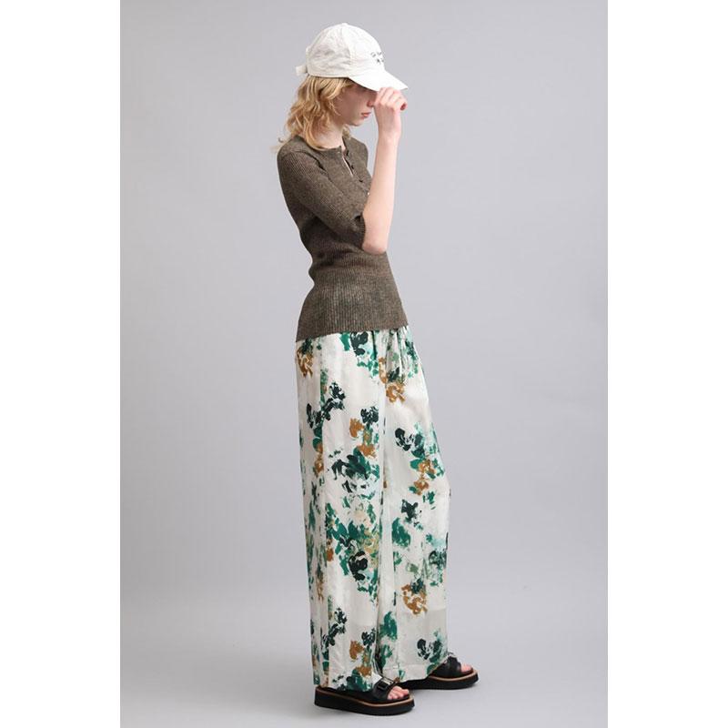 SACRA（サクラ） パンツ レディース BLURRED FLORA PANTS 126115112