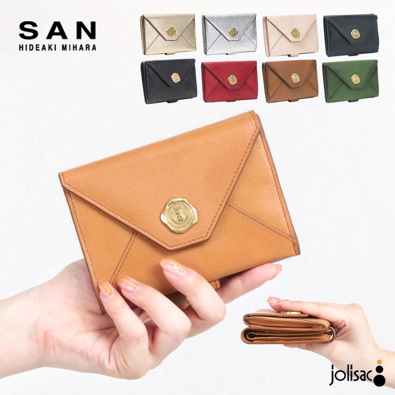SAN HIDEAKI MIHARA（サンヒデアキミハラ） 折り財布 財布 革