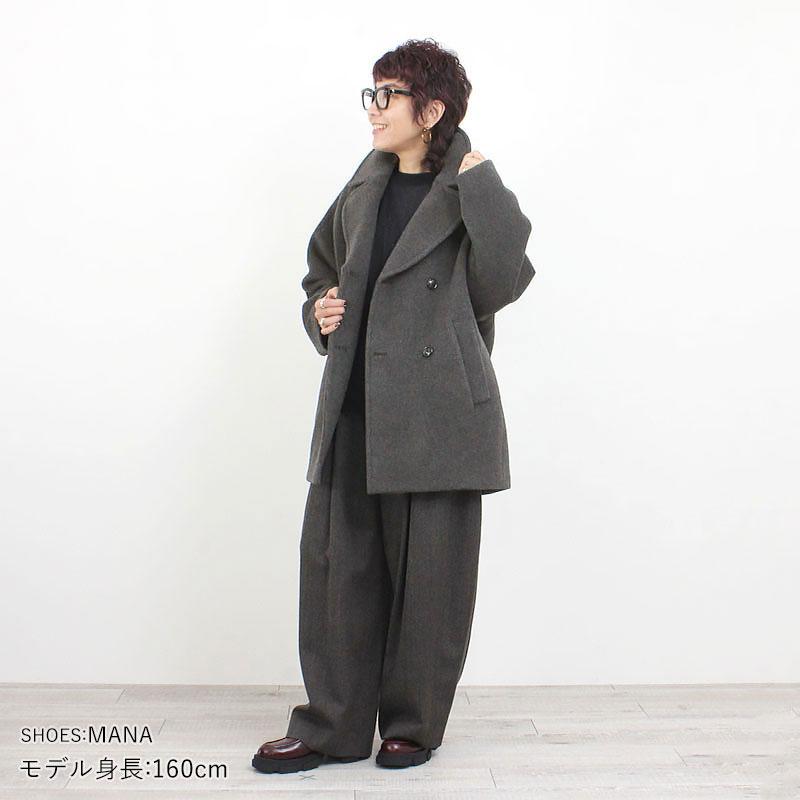 TICCA（ティッカ） ピーコート アウター レディース ウールショート