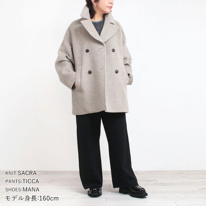 TICCA ピーコート アウター ティッカ ウールピーコート TBEA-242
