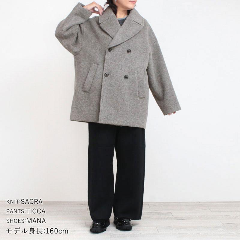 TICCA 定番✨ピーコート グレー スピック＆スパン Spick & Span 《追加予約》TICCA / ティッカ