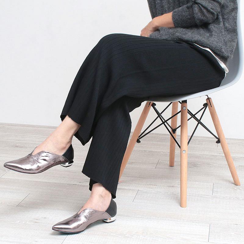 TICCA（ティッカ） ニットパンツ レディース パンツ リブ TBCS-201