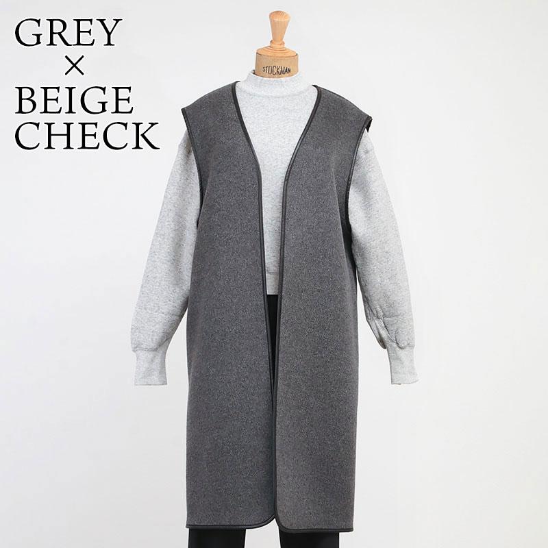 TICCA ロングジレ ティッカ ジレ ベスト リバーシブルベスト