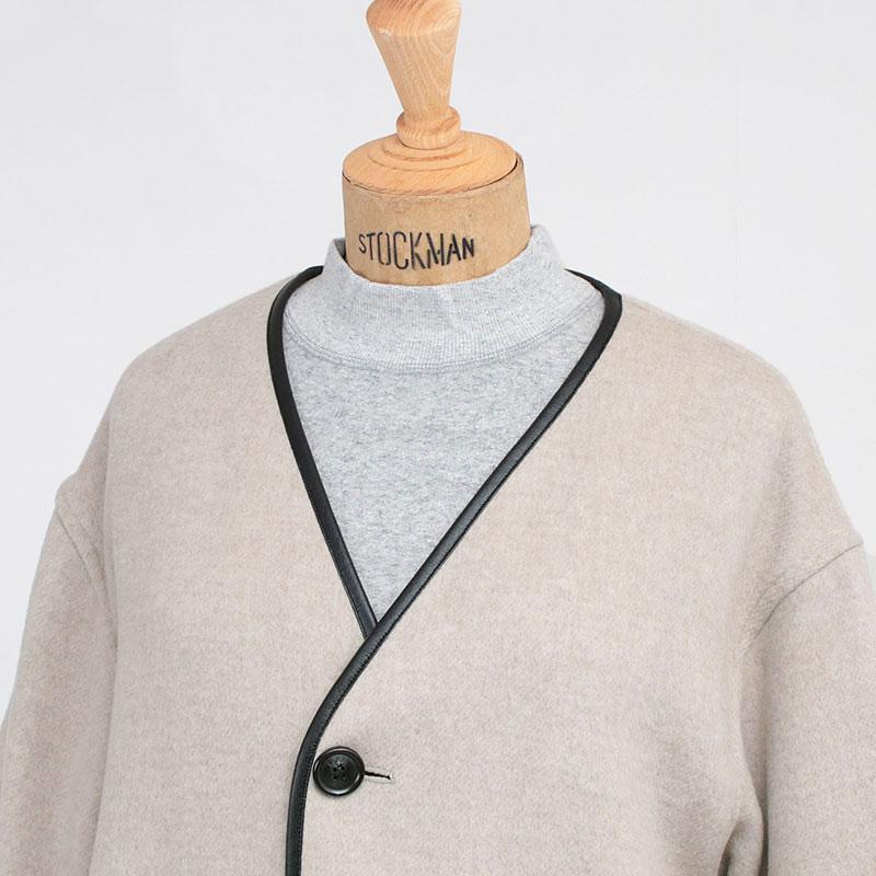 TICCA（ティッカ） アウター ロングコート リバーシブル ノーカラー