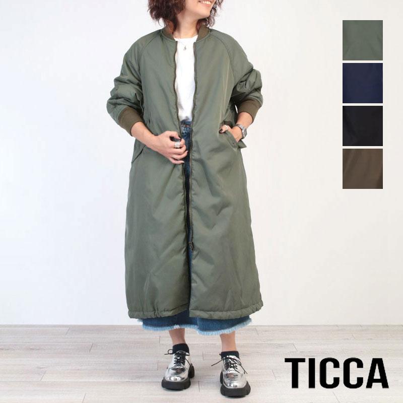 【新品未使用】 TICCA ティッカ ミリタリー モッズコート ピンク TICCA (ティッカ) モッズコート