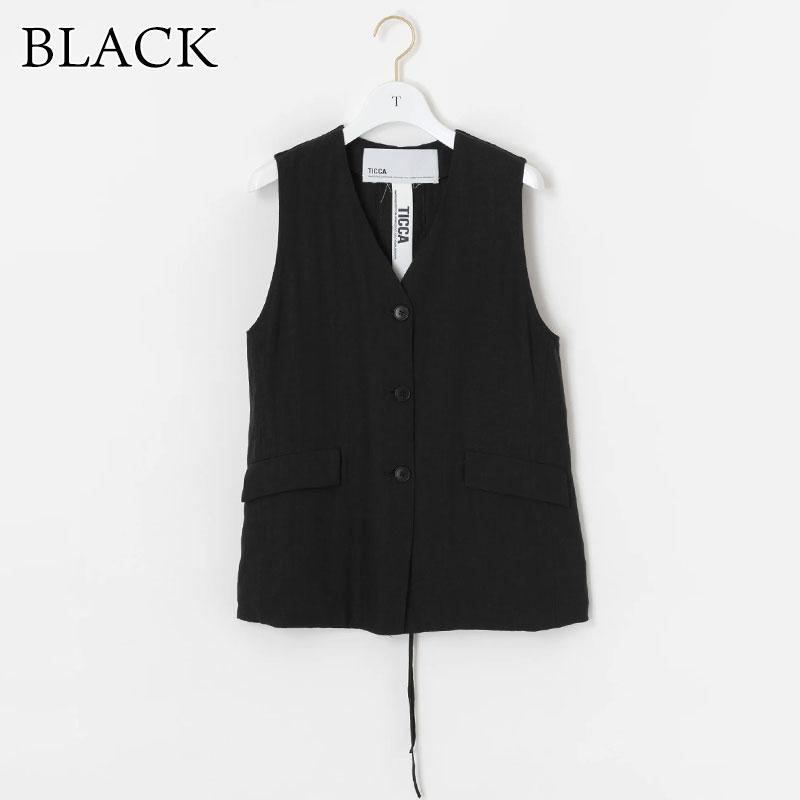 【現行品】TICCA ティッカ　フレンチベスト 　プルオーバー 現行品】TICCA ティッカ フレンチベスト プルオーバー - メルカリ