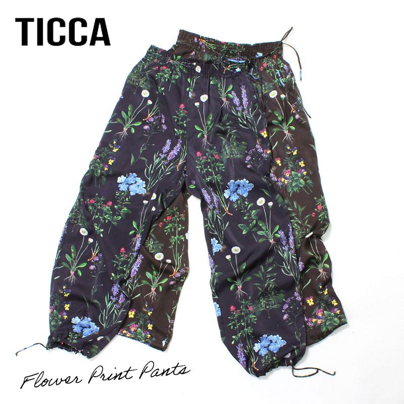 レリアン⭐︎フラワー柄のパンツ イタリア生地 11号 新品タグ付き