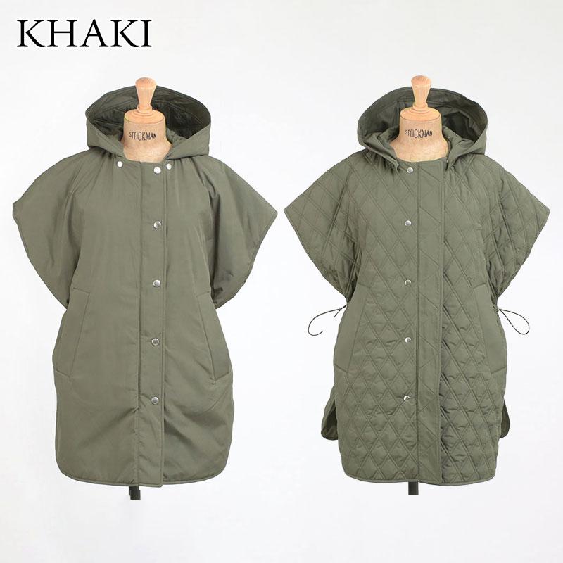 TICCA（ティッカ） キルティングポンチョ リバーシブル TBEA-032