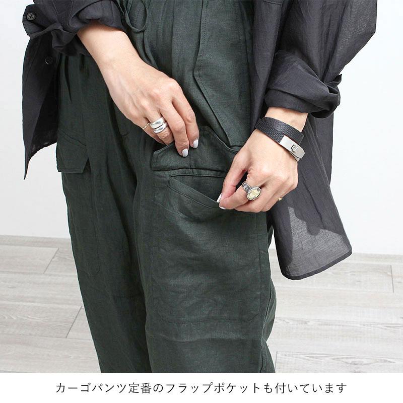 TICCA（ティッカ） パンツ レディース リネンカーゴパンツ TBFS-406