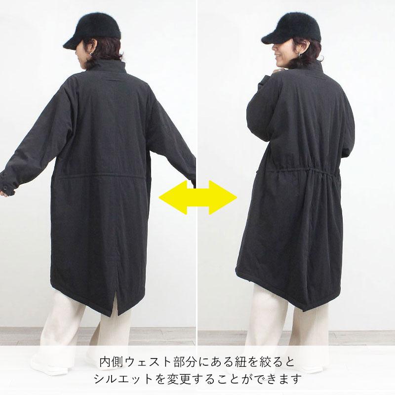 最終値下げ 中綿入り ダブル コート ブラック パデッドコート ブラック TICCA（ティッカ） アウター レディース 新作 パデッドモッズコート