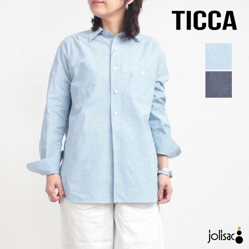 TICCA（ティッカ） シャツ レデイ―ス ニアデニムシャツ TBFS-021 日本 